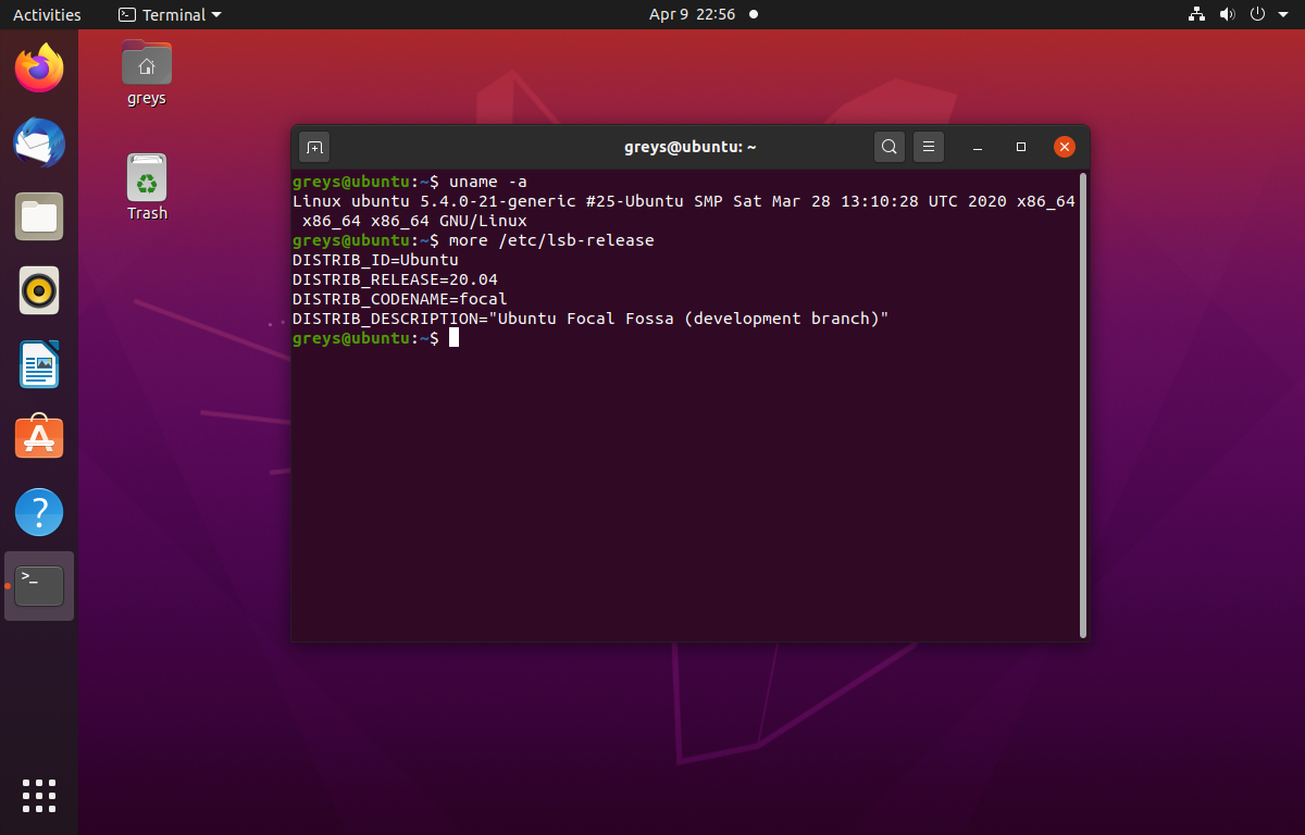 Ubuntu 20.04 - Focal Fossa - Beta